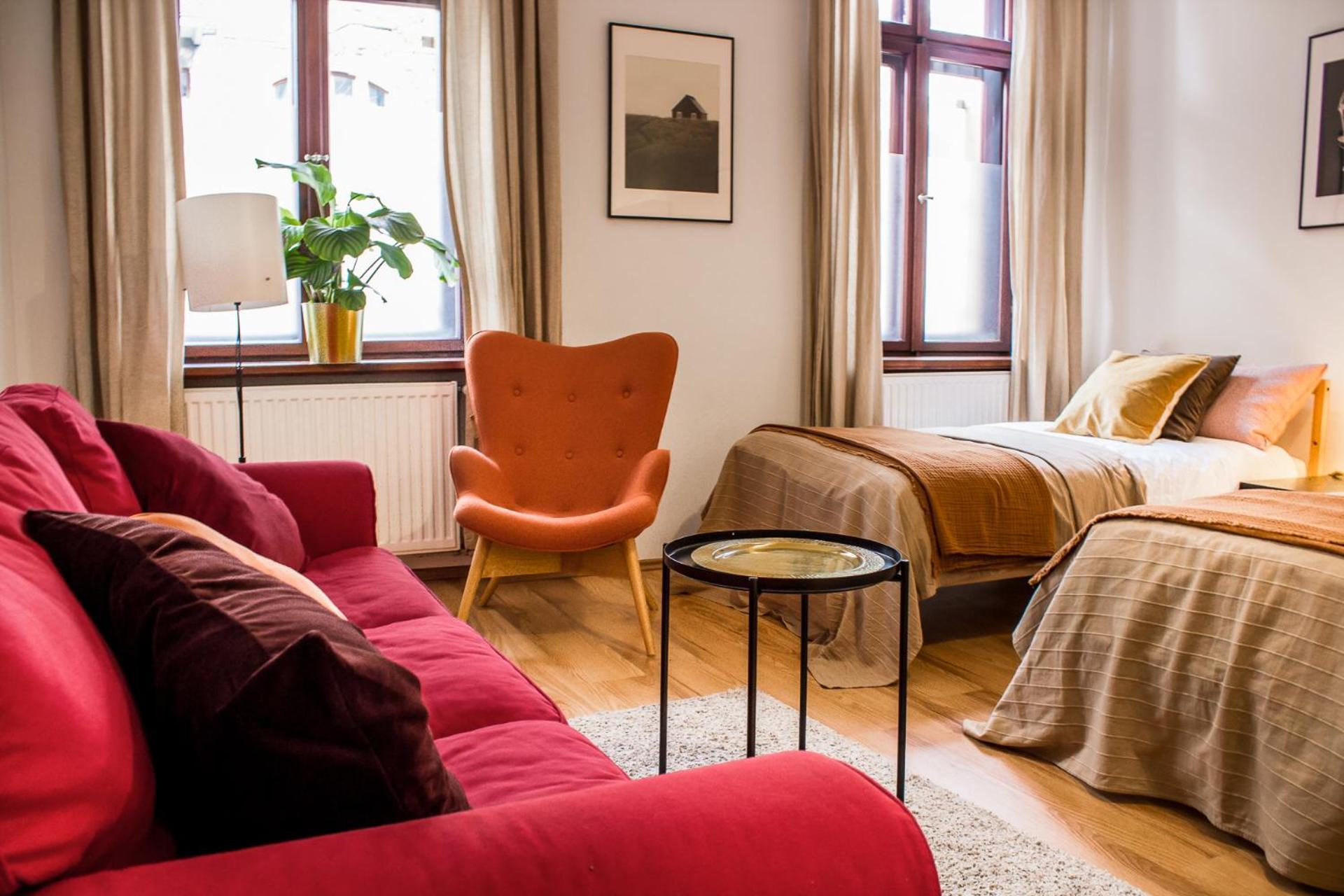 Old Town Centrum Residence Apartments Poznań Rom bilde